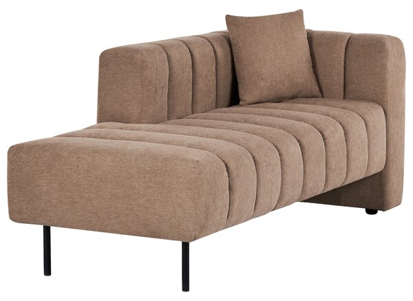 Pravostranná lenoška LANNILS Tkanina Světle hnědá