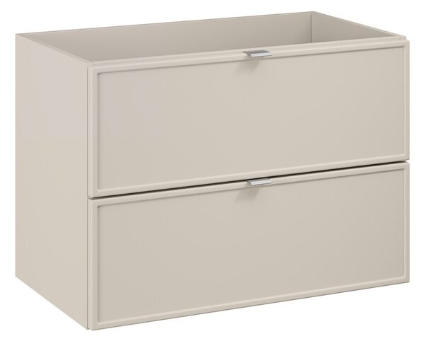Koupelnová skříňka pod umyvadlo BELLA CASHMERE 80cm, 2 šuplíky