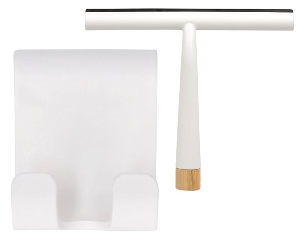 Livarno® Stěrka s držákem / Organizér na zubní kartáčky / Dávkovač mýdla (stěrka do koupelny) (100399726001)