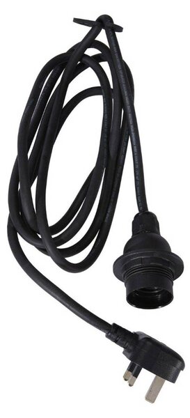 PR Home Saigon venkovní závěsná lampa černá Ø28cm kabel 2,5m, stmívatelný, Černá, Plast