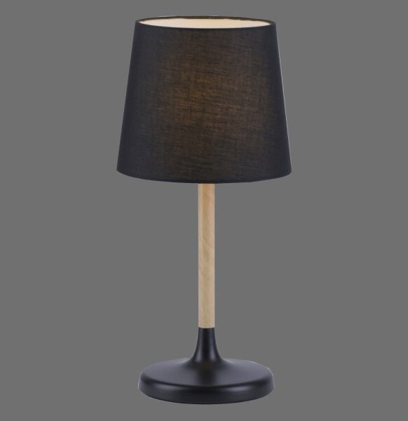 Leuchten Direkt 14423-18 - Stolní lampa NIMA 1xE14/40W/230V černá