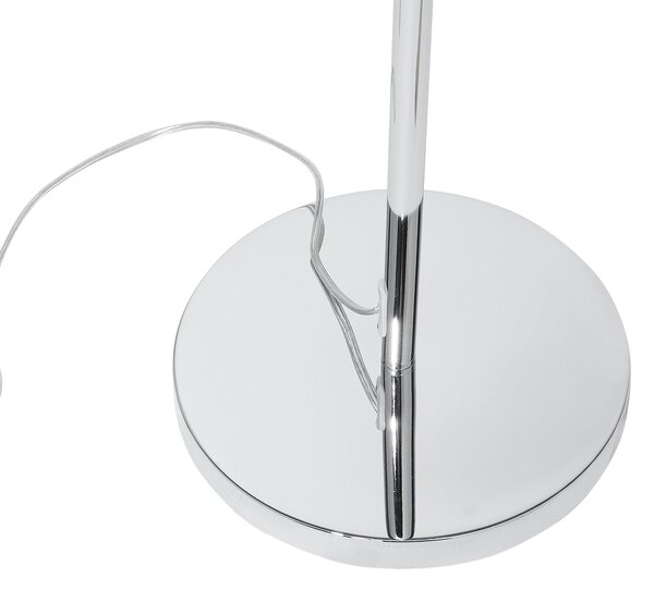 Stojací lampa TENNA Křišťál Stříbrná