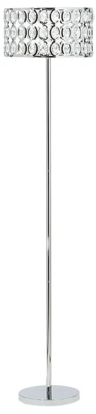 Stojací lampa TENNA Křišťál Stříbrná