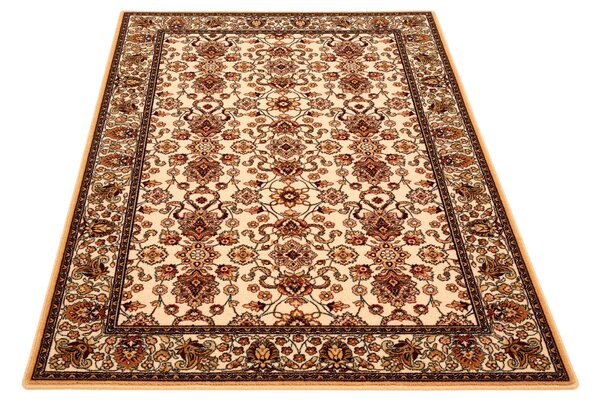 Vlněný kusový koberec Agnella Isfahan Kantabria Jantarový Rozměr: 80x120 cm