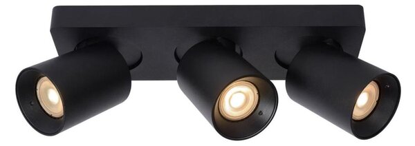 Lucide 09929/15/30 - LED Stmívatelné bodové svítidlo NIGEL 3xGU10/5W/230V černá