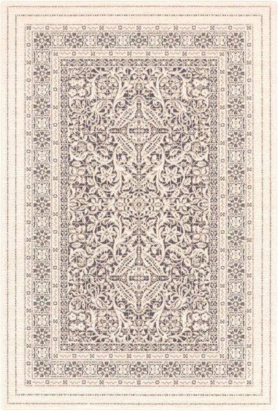 Vlněný kusový koberec Agnella Isfahan Sonkari Antracitový Rozměr: 200x300 cm