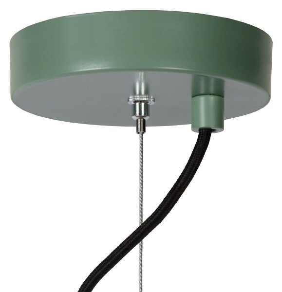 Lucide 45449/76/37 - Lustr na lanku ELODIE 3xE27/40W/230V tyrkysová
