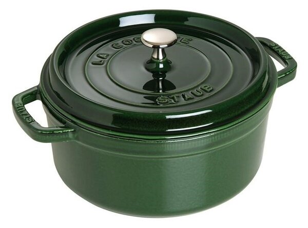 Litinový hrnec Staub 28 cm, bazalka