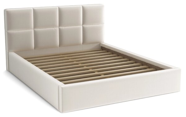 Manželská postel 140x200 s boxem - Alaska Cream
