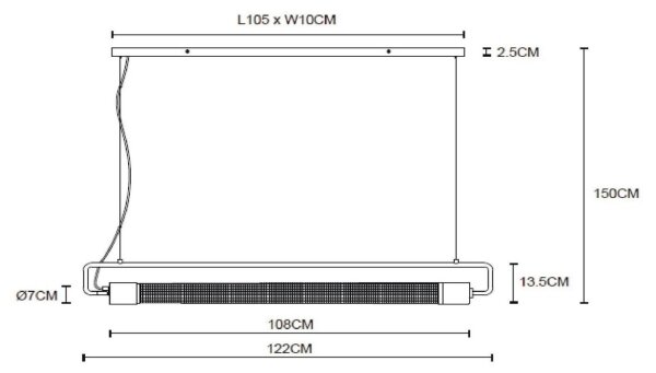 Lucide 05433/02/30 - Lustr na lanku CALIXT 2xE27/10W/230V