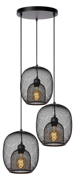 Lucide 78396/03/30 - Lustr na lanku JERREL 3xE27/40W/230V