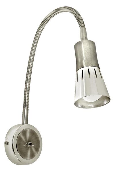 Flexibilní lampička ARENA 1xE14/40W/230V chrom