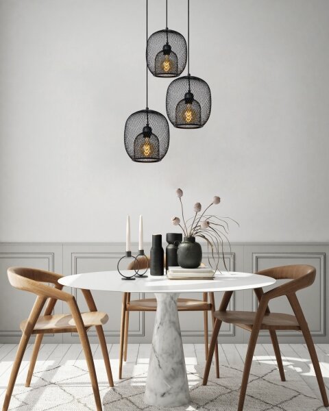 Lucide 78396/03/30 - Lustr na lanku JERREL 3xE27/40W/230V