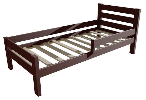 Vomaks Dětská postel se zábranou VMK011C KIDS Rozměr: 70 x 160 cm, Barva: moření ořech
