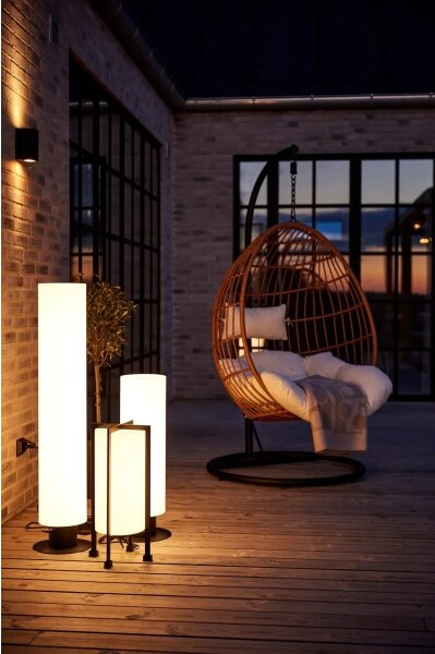 Markslöjd 107986 - LED Venkovní lampa GARDEN24 LED/20W/24V 110 cm IP44 černá