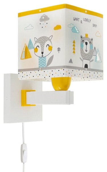 Dalber 73249 - Dětské nástěnné svítidlo HELLO LITTLE 1xE27/60W/230V