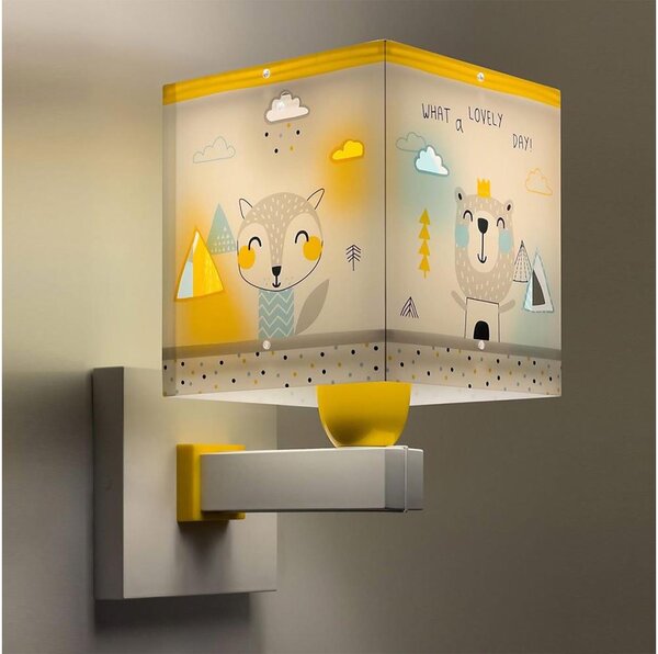 Dalber 73249 - Dětské nástěnné svítidlo HELLO LITTLE 1xE27/60W/230V