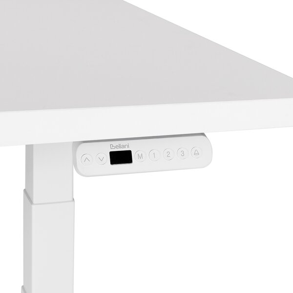 Elektricky výškově nastavitelný pracovní stůl DESTINES Bílá 120 cm 72 cm