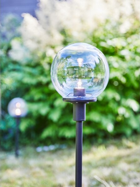 Markslöjd 107283 - LED Venkovní lampa GARDEN24 LED/3W/24V 81 cm IP44 černá/čirá