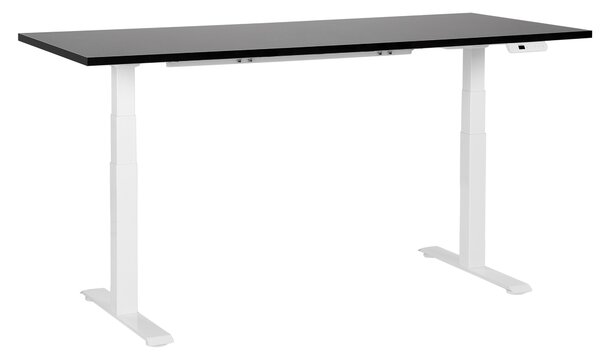 Elektricky výškově nastavitelný pracovní stůl DESTINES Černá/Bílá 180 cm 80 cm