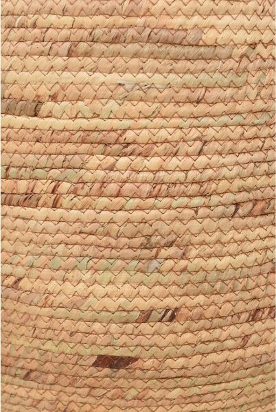 Kulatý koš DORMANTE, vodní hyacint, 41x35 cm, natur