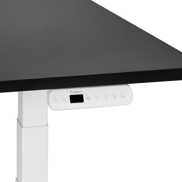Elektricky výškově nastavitelný pracovní stůl DESTINES Černá/Bílá 180 cm 80 cm