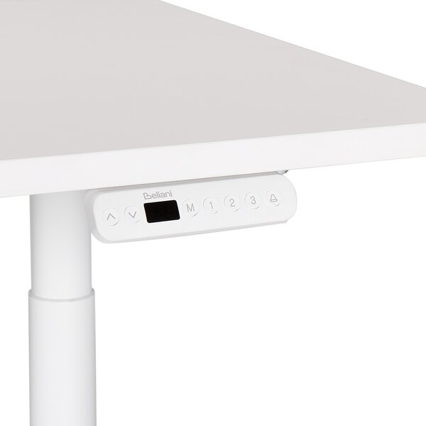 Elektricky výškově nastavitelný pracovní stůl DESTINAS Bílá 180 cm 80 cm
