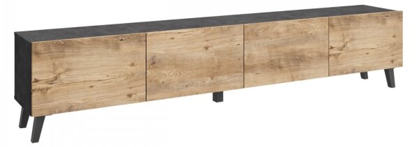 TV stolek/skříňka Fezrit 190, Barva: černý grafit 5903211506932
