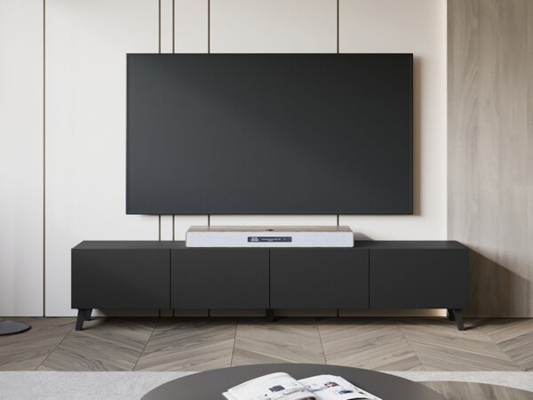 TV stolek/skříňka Fezrit 190, Barva: černý grafit 5903211506932