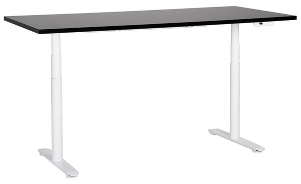 Elektricky výškově nastavitelný pracovní stůl DESTINAS Černá/Bílá 180 cm 80 cm