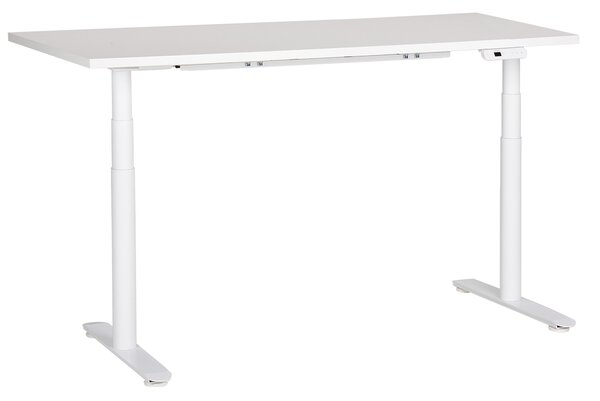 Elektricky výškově nastavitelný pracovní stůl DESTINAS Bílá 160 cm 72 cm