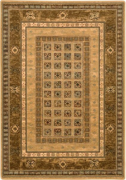 Kusový koberec vlněný Dywilan Omega Antik Medový Rozměr: 66x100 cm