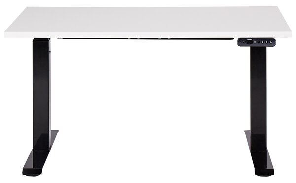 Elektricky výškově nastavitelný pracovní stůl DESTINES Bílá/Černá 120 cm 72 cm