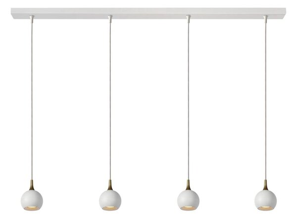 Lucide 09434/04/31 - Lustr na lanku FAVORI 4xGU10/5W/230V bílá
