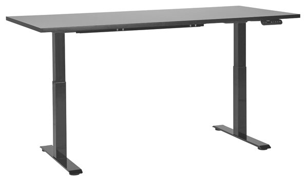 Elektricky výškově nastavitelný pracovní stůl DESTINES Černá 180 cm 80 cm