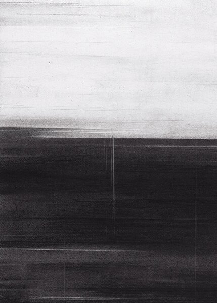 Paper Collective designové moderní obrazy Charcoal 01 (50 x 70 cm)