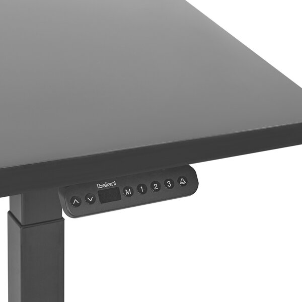 Elektricky výškově nastavitelný pracovní stůl DESTINES Černá 180 cm 80 cm