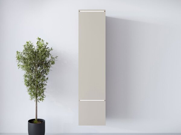 Skříňka Sawoti 001 + LED, Barva: bílá / bílý lesk 5903211507304