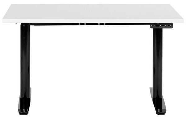 Elektricky výškově nastavitelný pracovní stůl DESTINAS Bílá/Černá 120 cm 72 cm