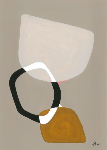 Paper Collective designové moderní obrazy Composition 03 (50 x 70 cm)