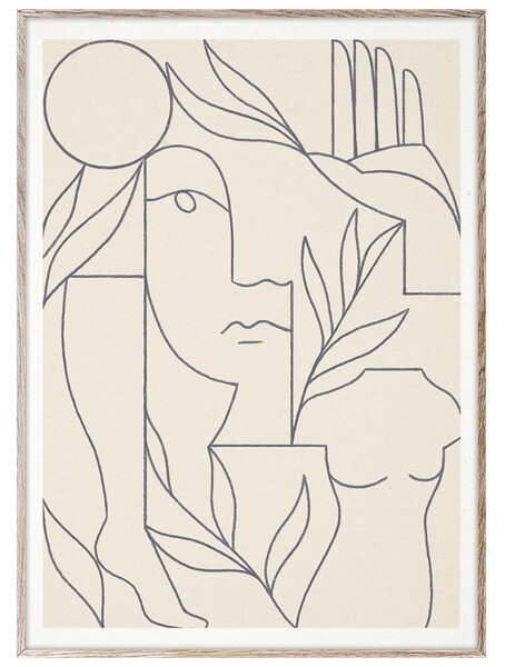 Paper Collective designové moderní obrazy Eden (50 x 70 cm)