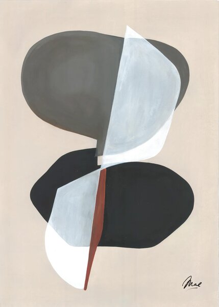Paper Collective designové moderní obrazy Composition 01 (50 x 70 cm)