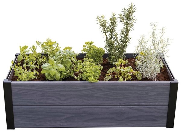 Keter vyvýšený záhon MAPLE TROUGH - šedý