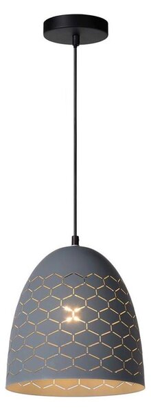 Lucide 43408/24/36 - Lustr na lanku GALLA 1xE27/60W/230V šedá
