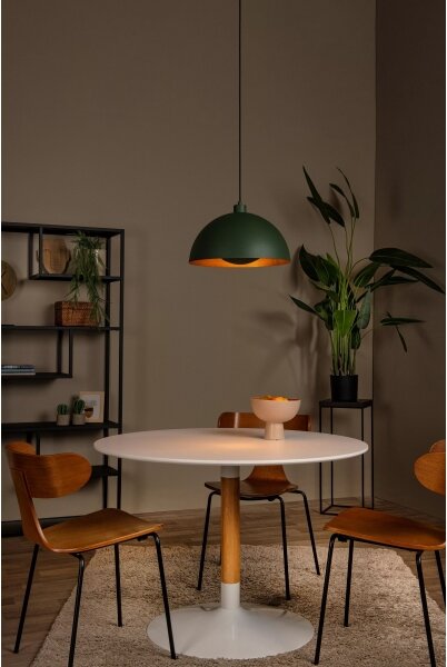 Lucide 45496/01/33 - Lustr na lanku SIEMON 1xE27/40W/230V zelená