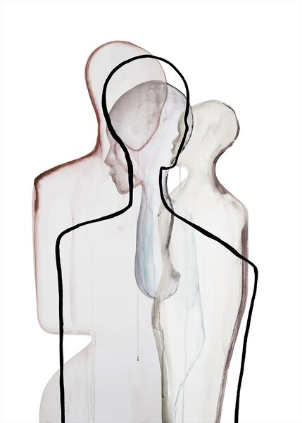 Paper Collective designové moderní obrazy Mother (50 x 70 cm)