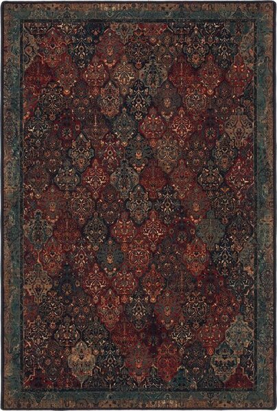 Kusový vlněný koberec Dywilan Superior Super Kain Granat Rozměr: 200x300 cm