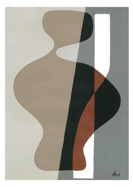 Paper Collective designové moderní obrazy Le Femme 03 (70 x 100 cm)