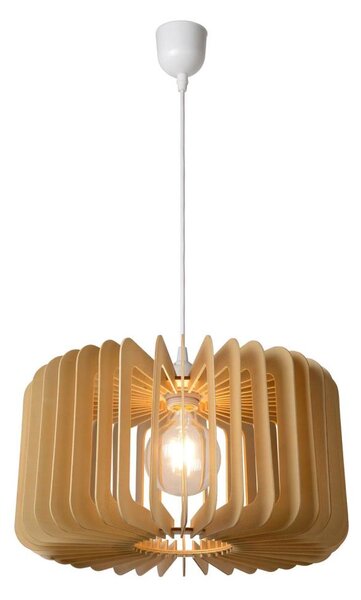 Lucide 46406/39/76 - Lustr na lanku ETTA 1xE27/40W/230V pr. 39 cm dřevo