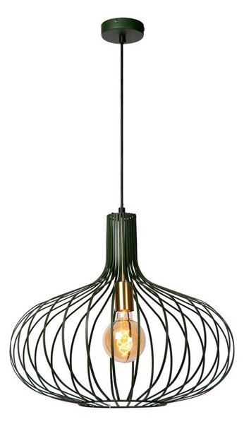 Lucide 78374/65/33 - Lustr na lanku MANUELA 1xE27/60W/230V pr. 65 cm zelená